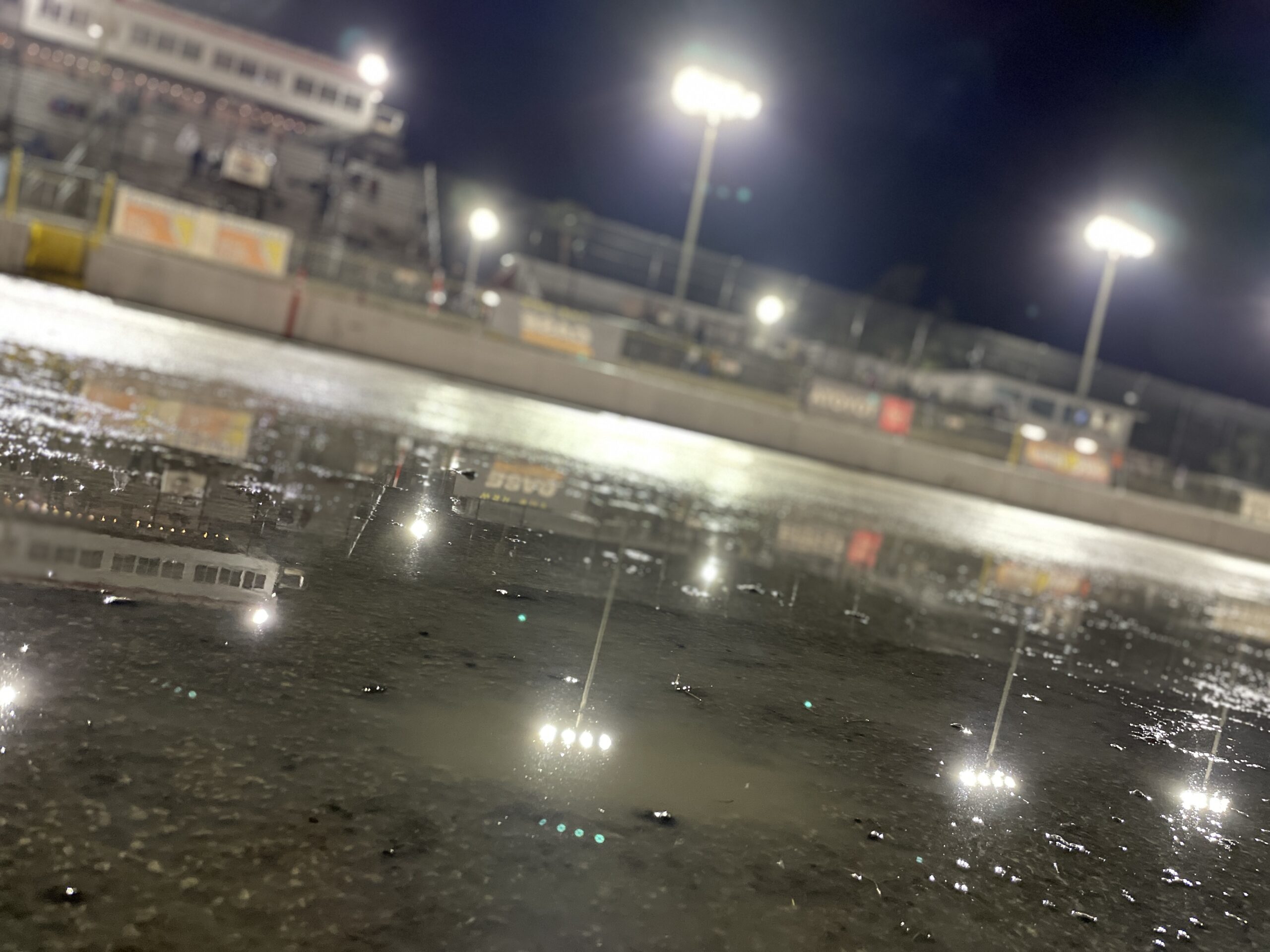 Rain at Volusia Speedway Park