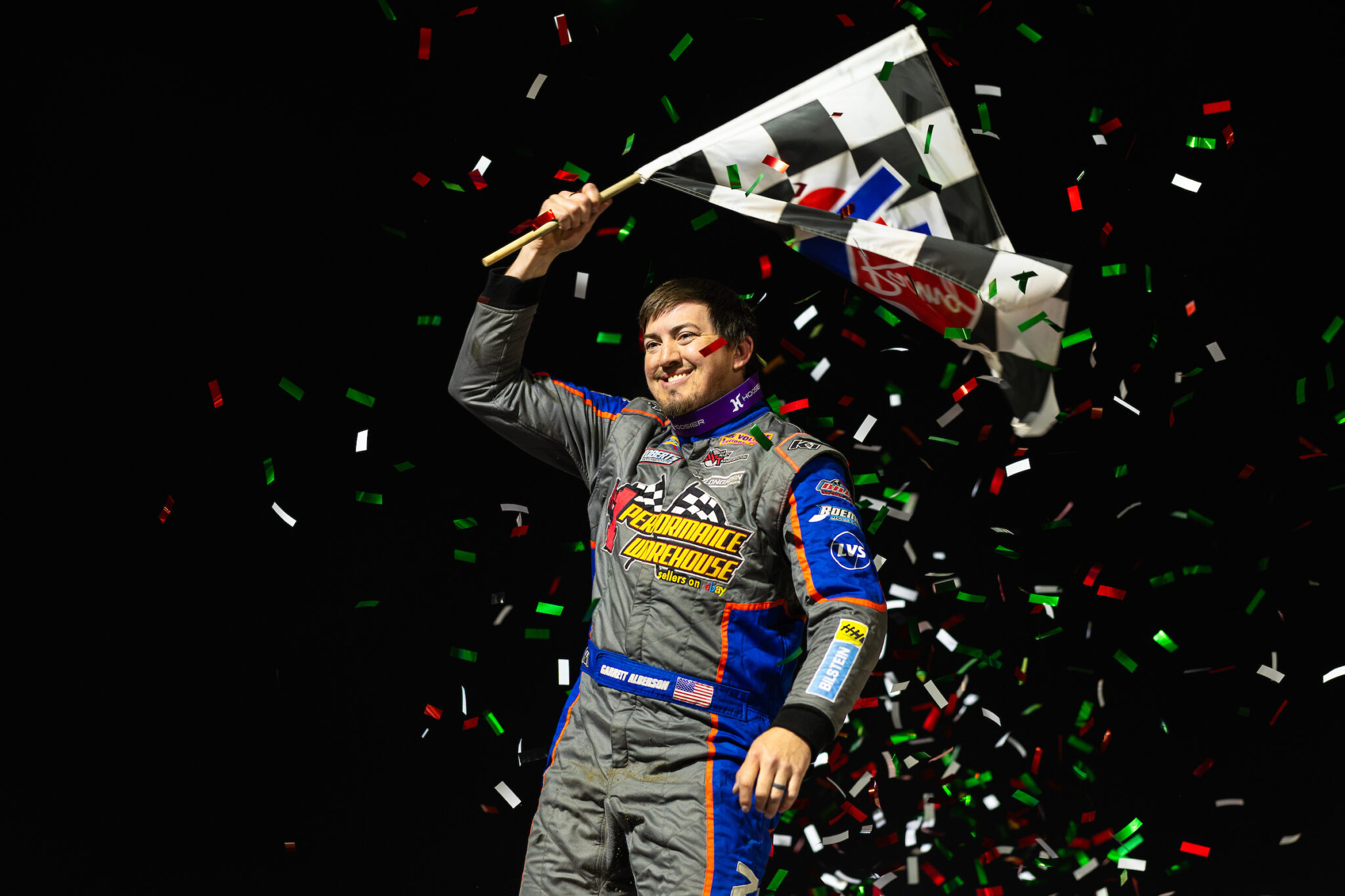 Alberson Snags First World of Outlaws Win in DIRTcar Sunshine Nationals Finale