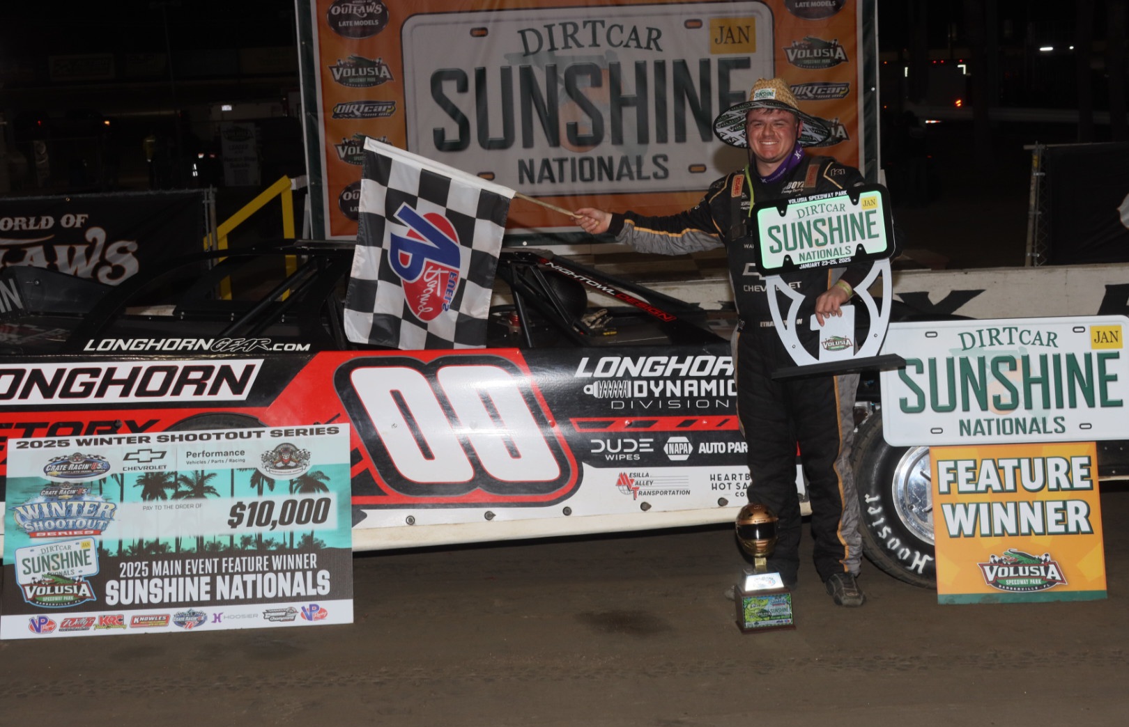 SURFING HORNS: Ethan Wilson Snags $10,000 in 604 Late Model Finale at Sunshine Nationals 